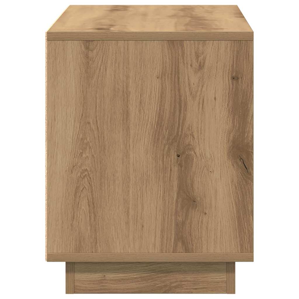TV-Schrank Eiche handwerklich 80 x 35 x 45 cm Holzwerkstoff