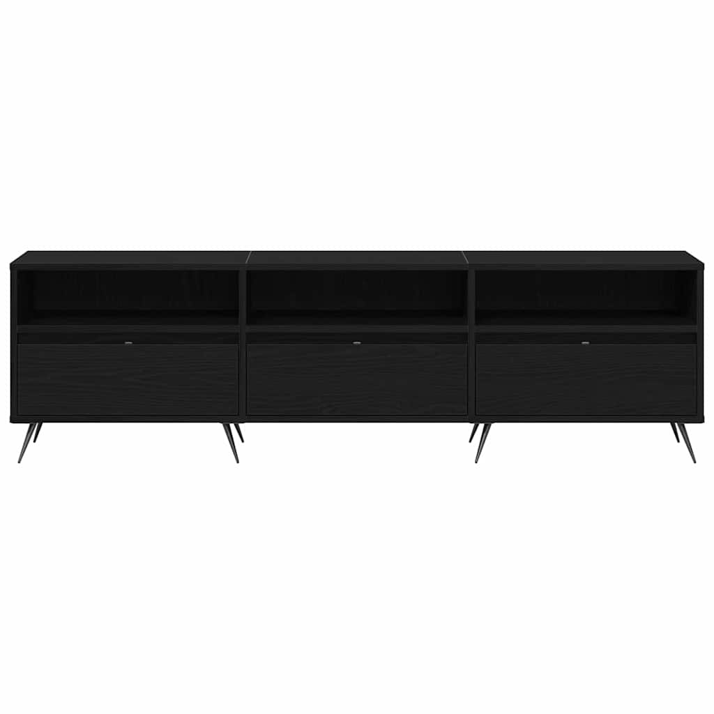 TV-Schränk Schwarze Eiche 150 x 30 x 44.5 cm Holzwerkstoff