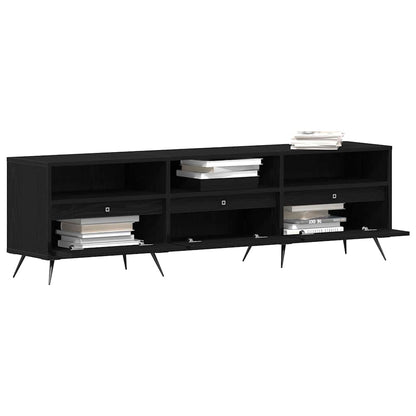 TV-Schränk Schwarze Eiche 150 x 30 x 44.5 cm Holzwerkstoff