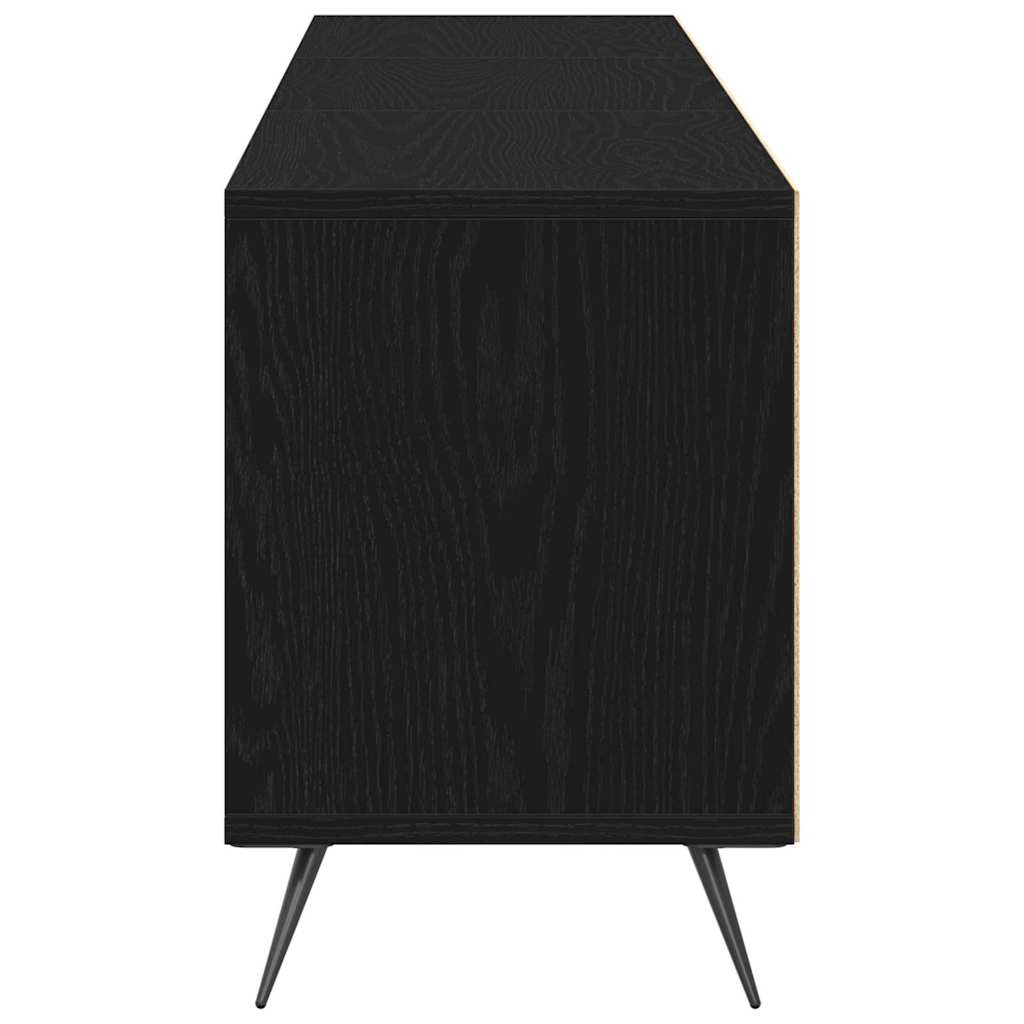 TV-Schränk Schwarze Eiche 150 x 30 x 44.5 cm Holzwerkstoff