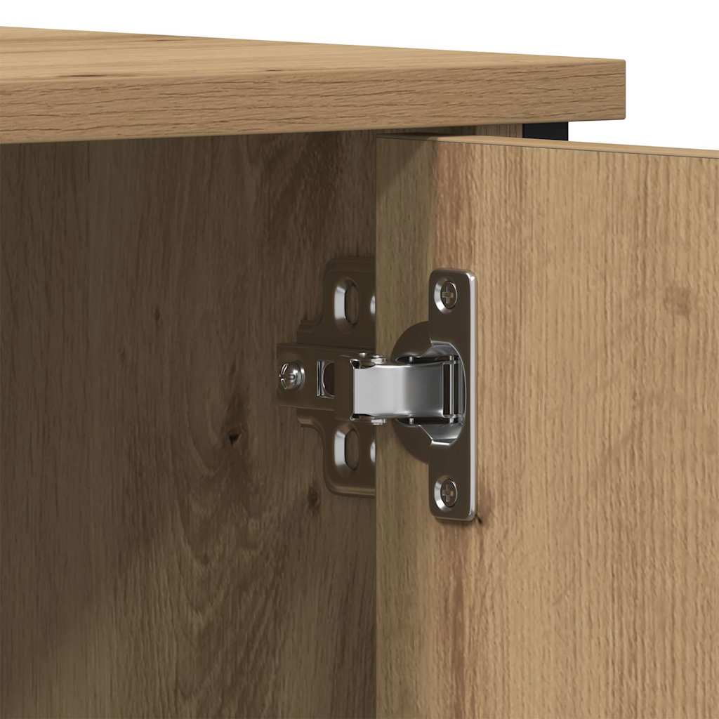TV-Schränk Eiche handwerklich 100 x 40 x 50 cm Holzwerkstoff