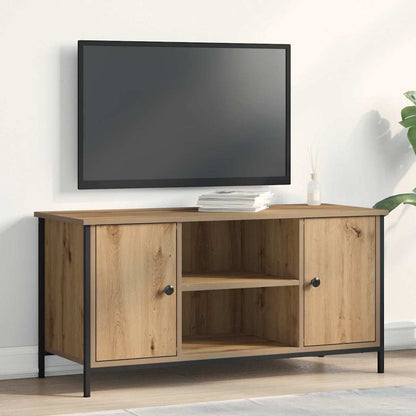 TV-Schränk Eiche handwerklich 100 x 40 x 50 cm Holzwerkstoff