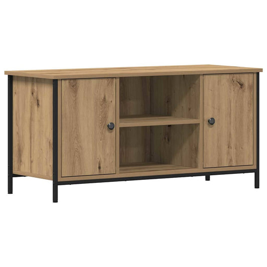 TV-Schränk Eiche handwerklich 100 x 40 x 50 cm Holzwerkstoff