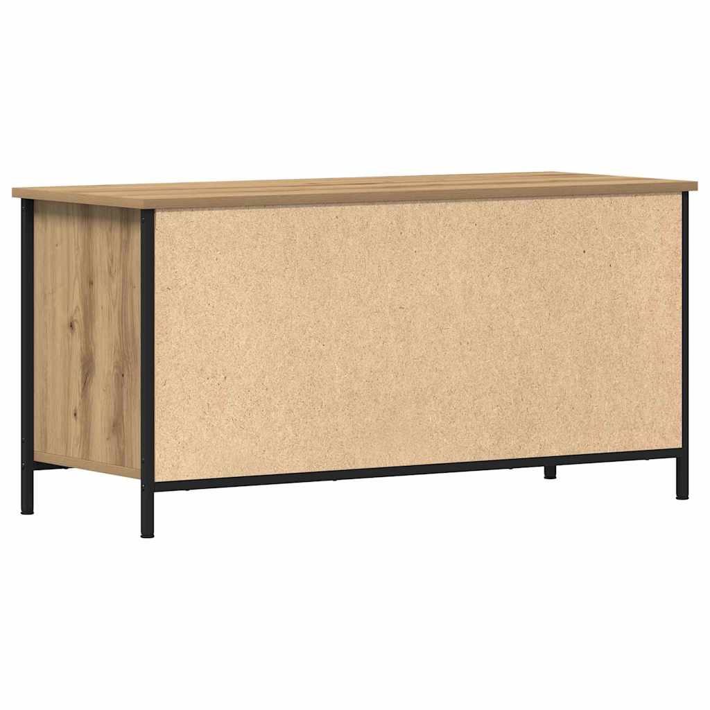 TV-Schränk Eiche handwerklich 100 x 40 x 50 cm Holzwerkstoff