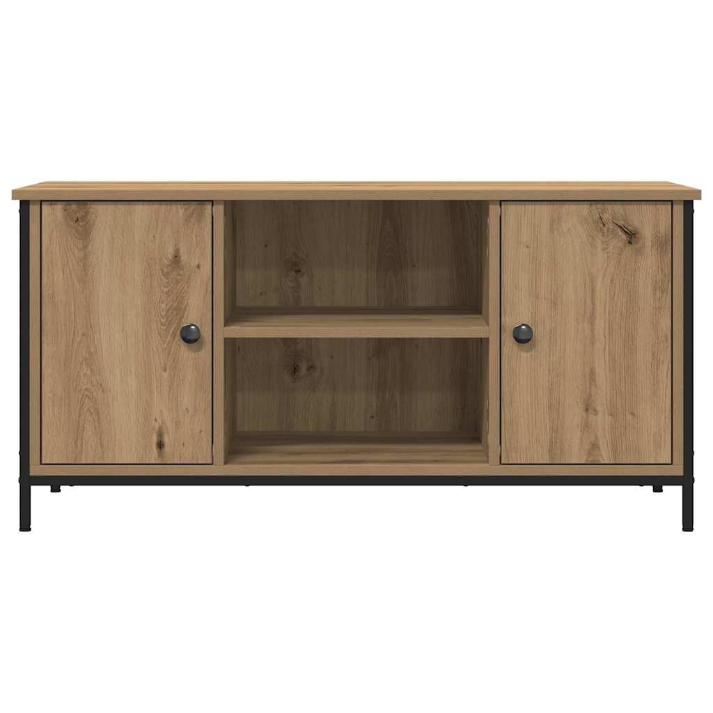 TV-Schränk Eiche handwerklich 100 x 40 x 50 cm Holzwerkstoff