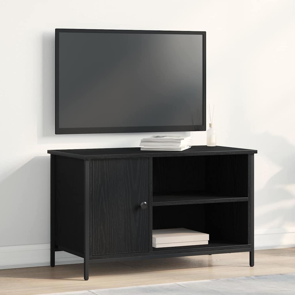 TV-Schränk Schwarze Eiche 80 x 40 x 50 cm Holzwerkstoff