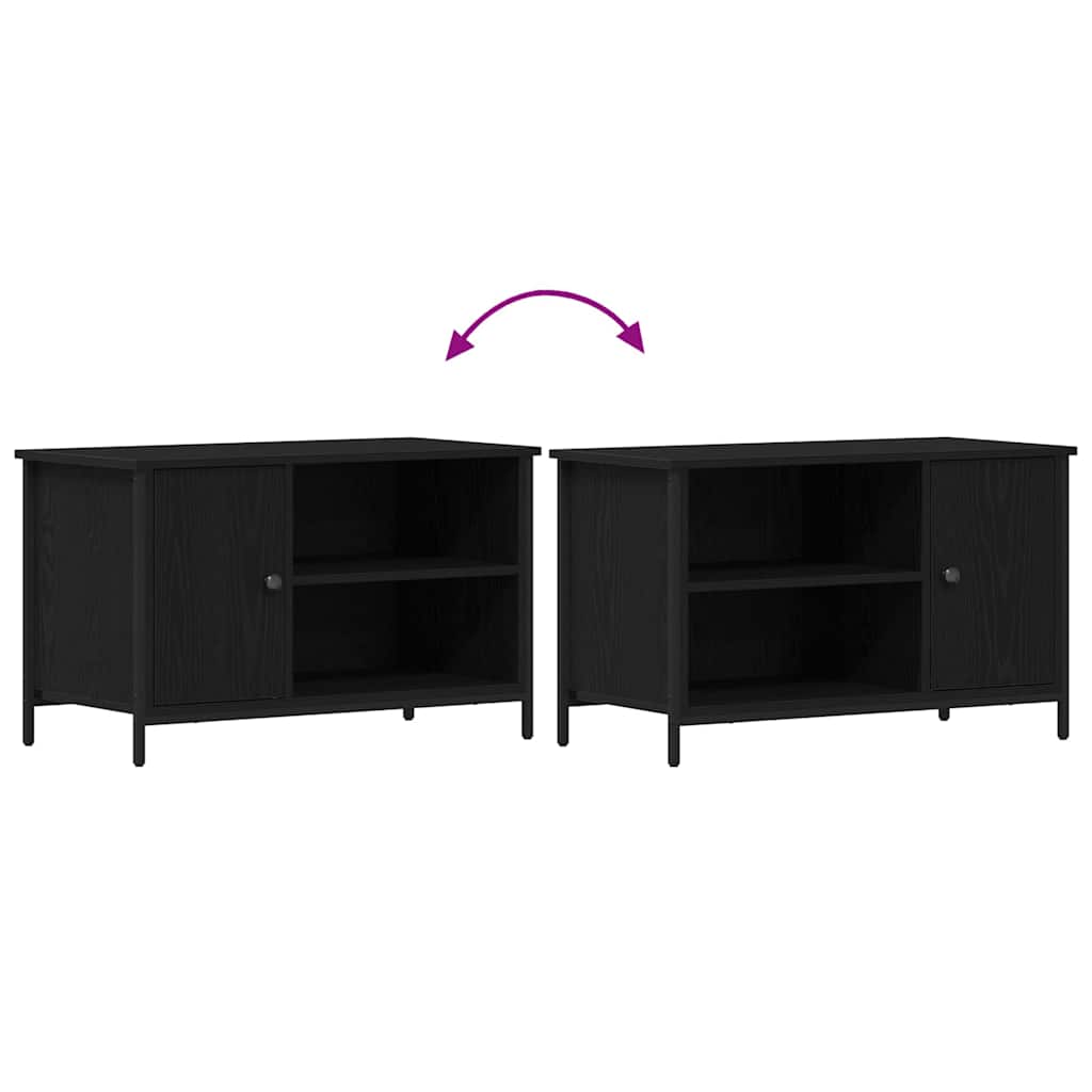 TV-Schränk Schwarze Eiche 80 x 40 x 50 cm Holzwerkstoff