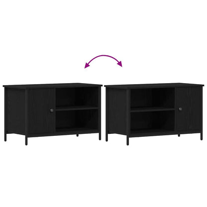 TV-Schränk Schwarze Eiche 80 x 40 x 50 cm Holzwerkstoff