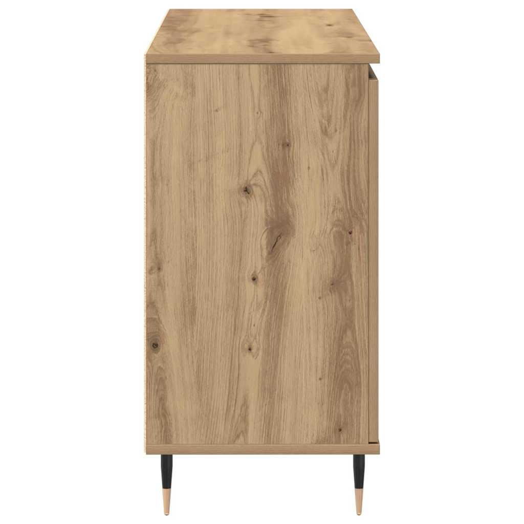 Sideboard Eiche handwerklich 101,5 x 35 x 70 cm Holzwerkstoff