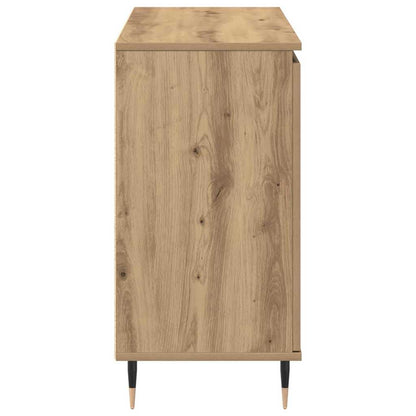 Sideboard Eiche handwerklich 101,5 x 35 x 70 cm Holzwerkstoff