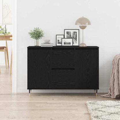 Sideboard Schwarze Eiche 101,5 x 35 x 70 cm Holzwerkstoff