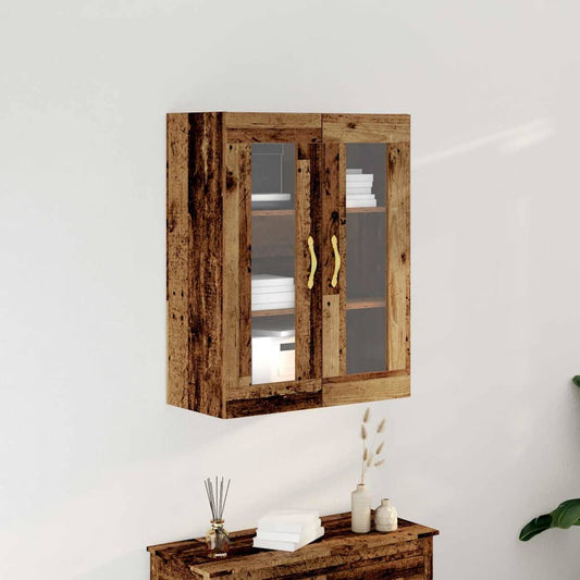 Wandmontierter Schrank Altholz 69.5 x 34 x 90 cm Holzwerkstoff