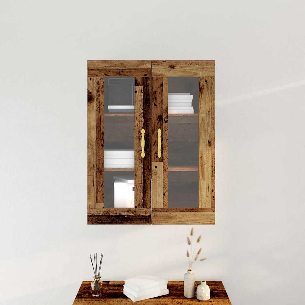 Wandmontierter Schrank Altholz 69.5 x 34 x 90 cm Holzwerkstoff