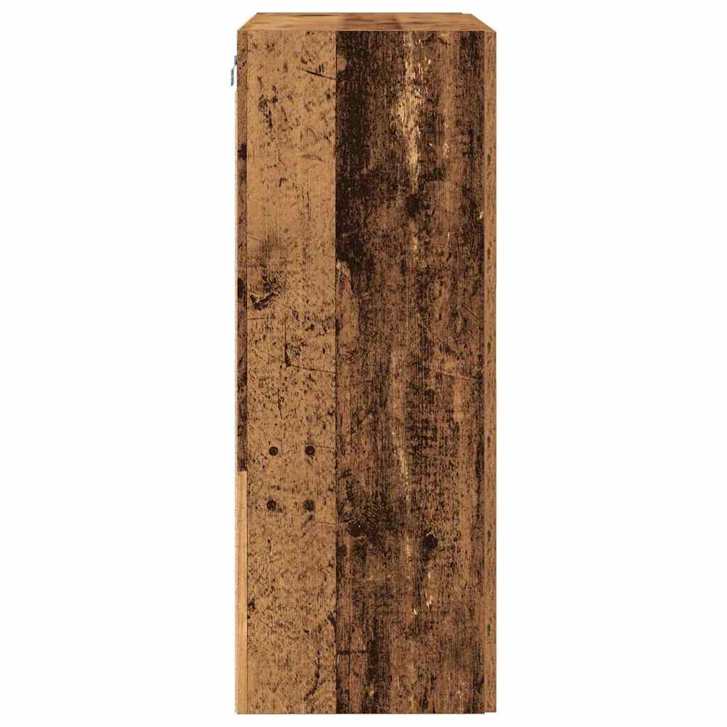 Wandmontierter Schrank Altholz 69.5 x 34 x 90 cm Holzwerkstoff