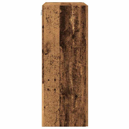 Wandmontierter Schrank Altholz 69.5 x 34 x 90 cm Holzwerkstoff