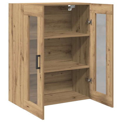 Wandmontierter Schrank Eiche handwerklich 69.5 x 34 x 90 cm