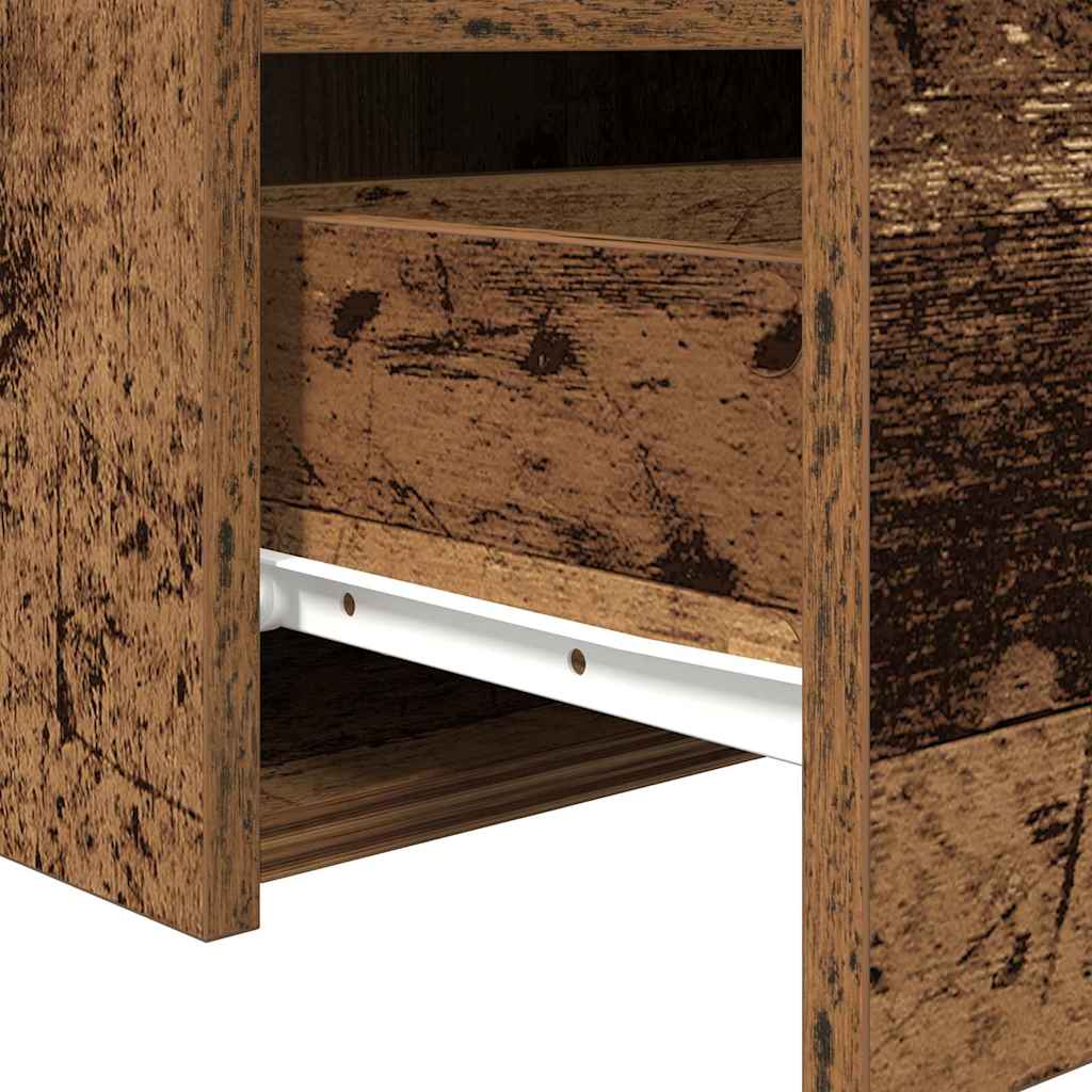 Nachtschrank Altholz 50 x 40 x 45 cm Holzwerkstoff