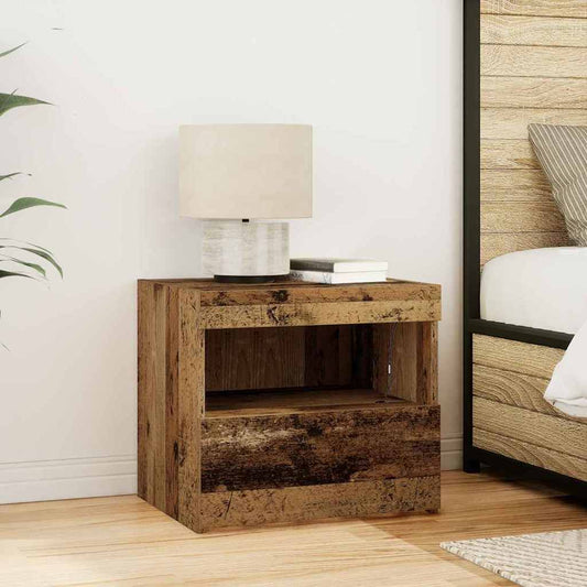 Nachtschrank Altholz 50 x 40 x 45 cm Holzwerkstoff