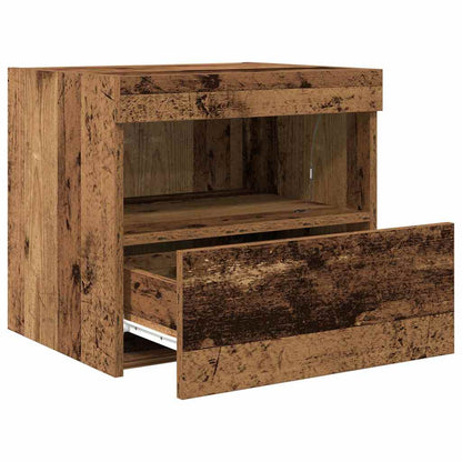 Nachtschrank Altholz 50 x 40 x 45 cm Holzwerkstoff