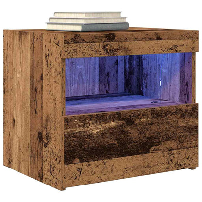 Nachtschrank Altholz 50 x 40 x 45 cm Holzwerkstoff