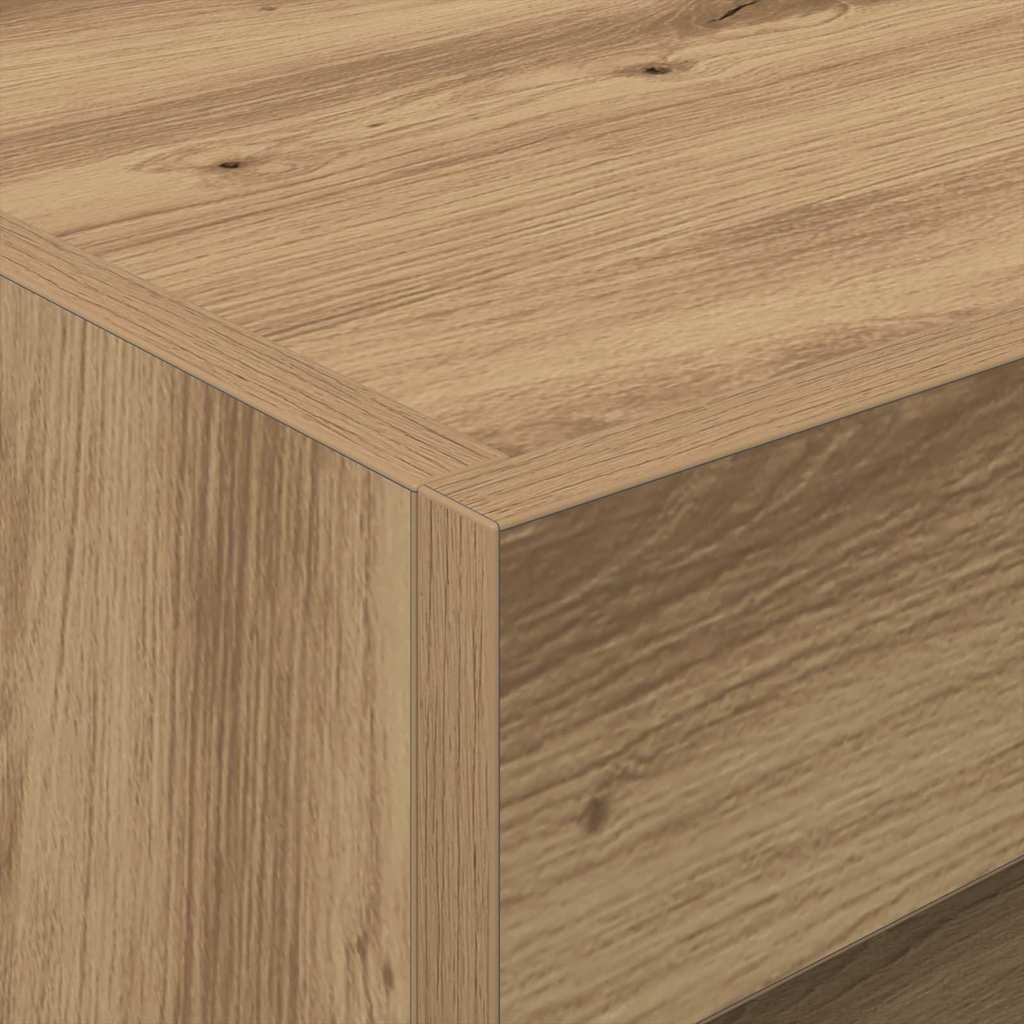 Nachtschrank Eiche handwerklich 50 x 40 x 45 cm Holzwerkstoff