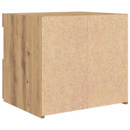 Nachtschrank Eiche handwerklich 50 x 40 x 45 cm Holzwerkstoff