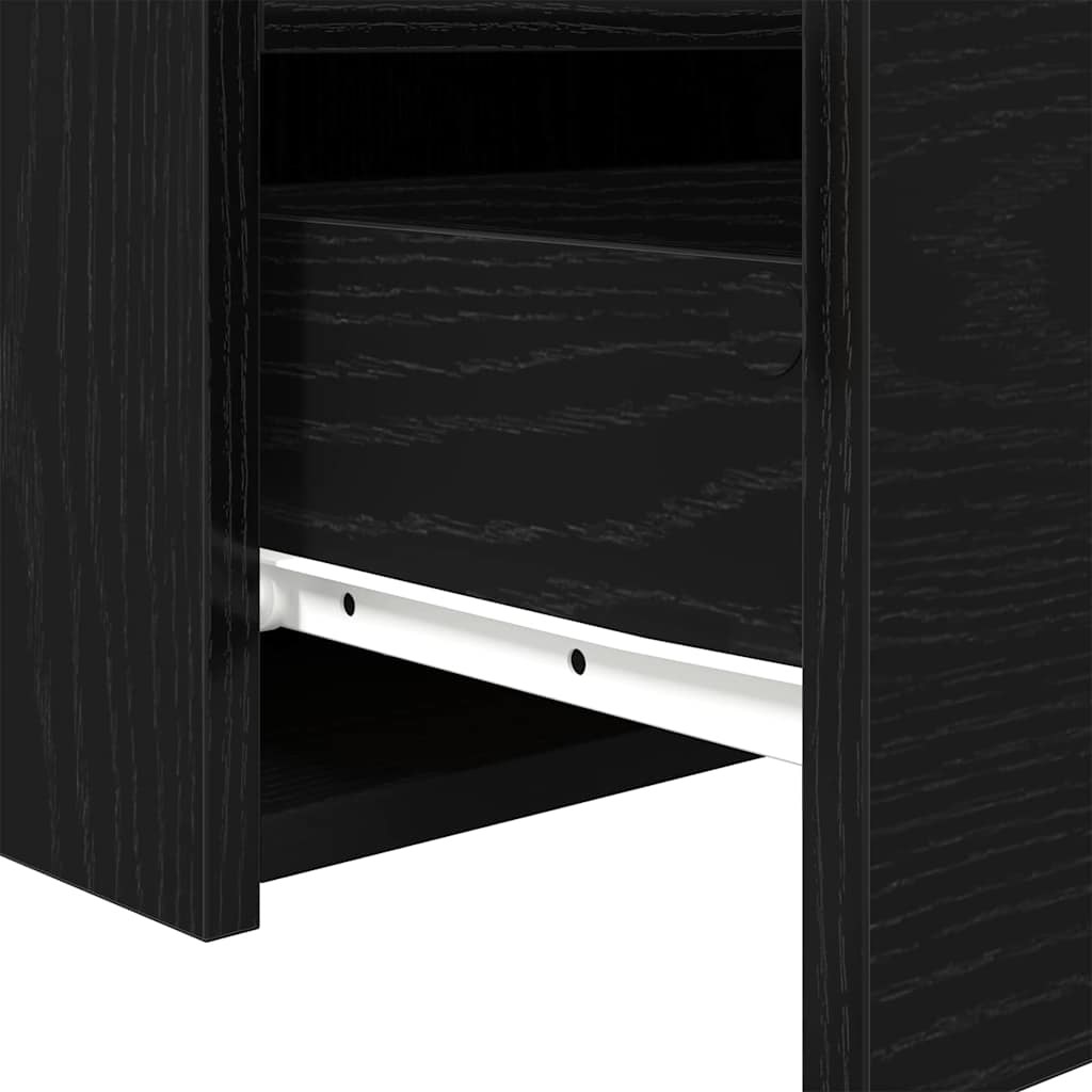 Nachtschrank Schwarze Eiche 50 x 40 x 45 cm Holzwerkstoff