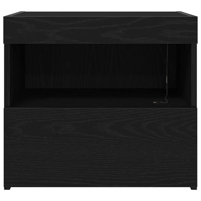 Nachtschrank 2 pcs Schwarze Eiche 50 x 40 x 45 cm Holzwerkstoff