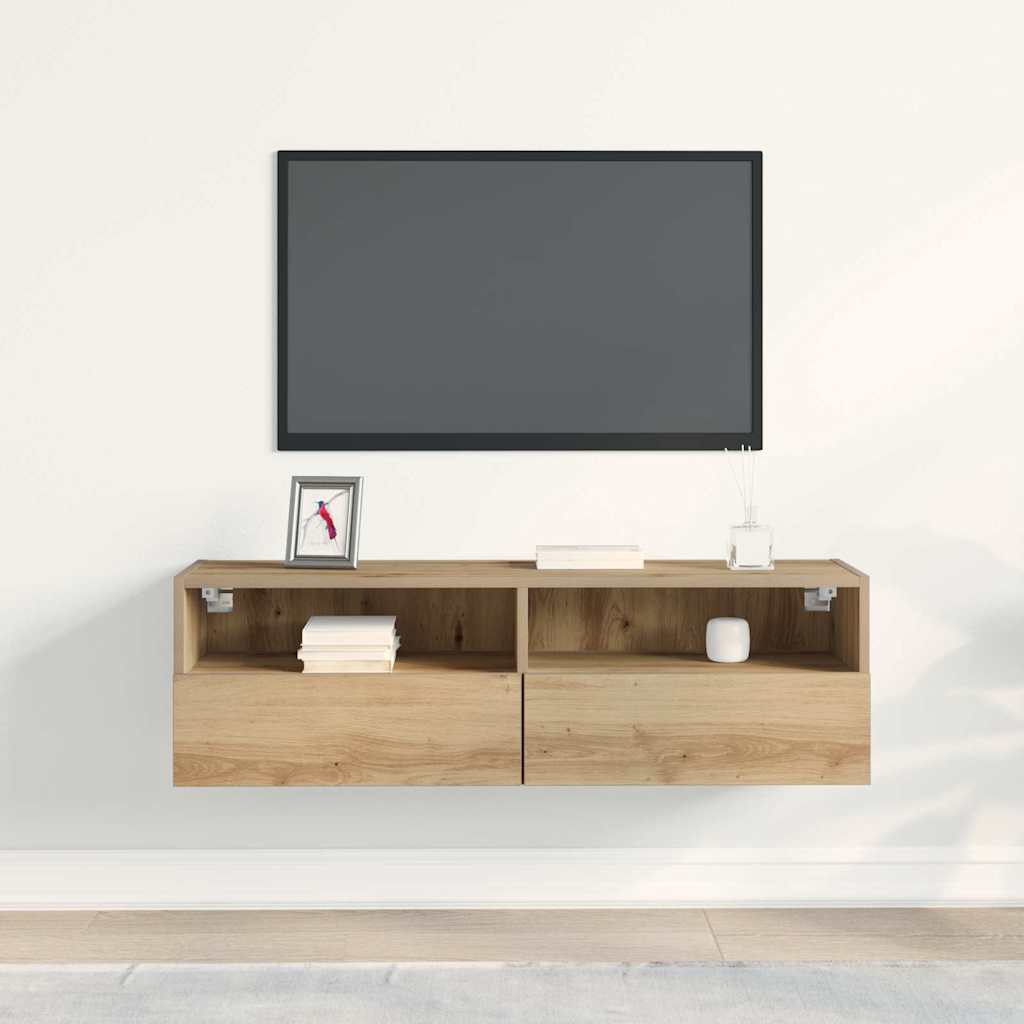 TV-Wandschrank Artisan-Eiche 100 x 30 x 30 cm Holzwerkstoff