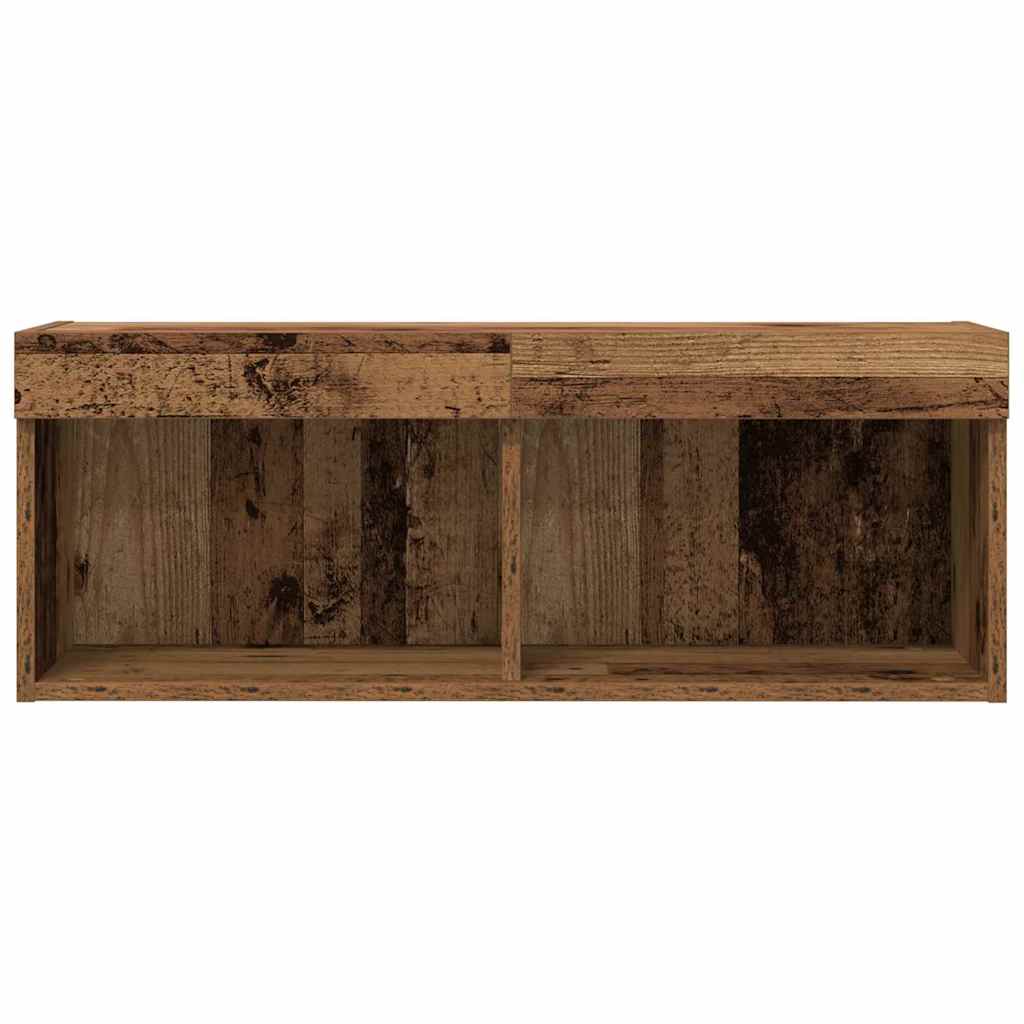 TV-Schränk 2 pcs Altholz 80 x 30 x 30 cm Holzwerkstoff