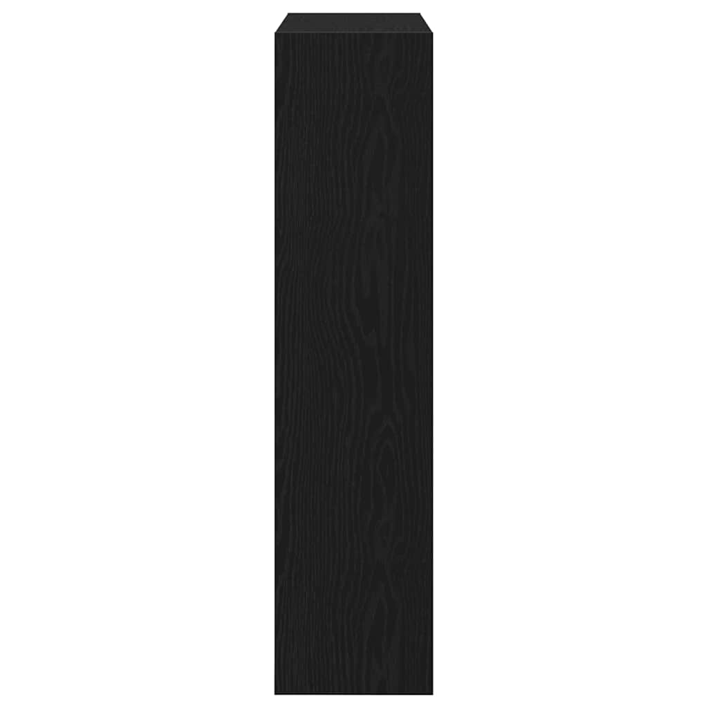 Schuhschrank Schwarze Eiche 80 x 21 x 87.5 cm Holzwerkstoff