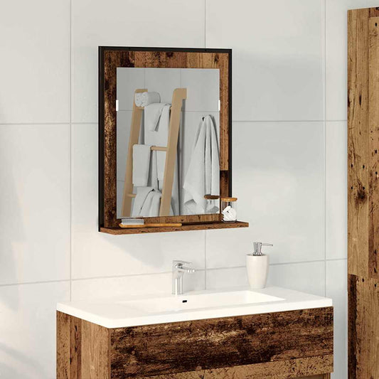 Badezimmer Spiegel Alte Holz 50x12x60 cm Technisches Holz