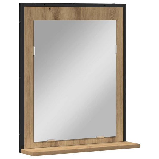 Badspiegel Artisan Eiche 50x12x60 cm Holzwerkstoff