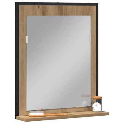 Badezimmer Spiegel Artisan-Eiche 50 x 12 x 60 cm Holzwerkstoff
