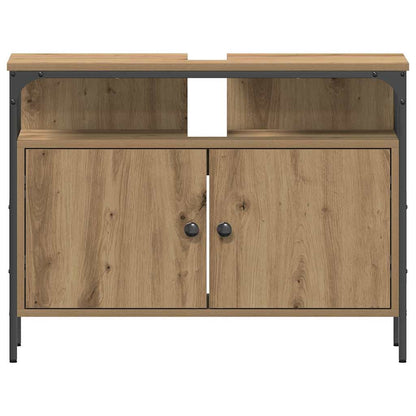Waschbeckenschrank Artisan-Eiche 80 x 30 x 60 cm Holzwerkstoff