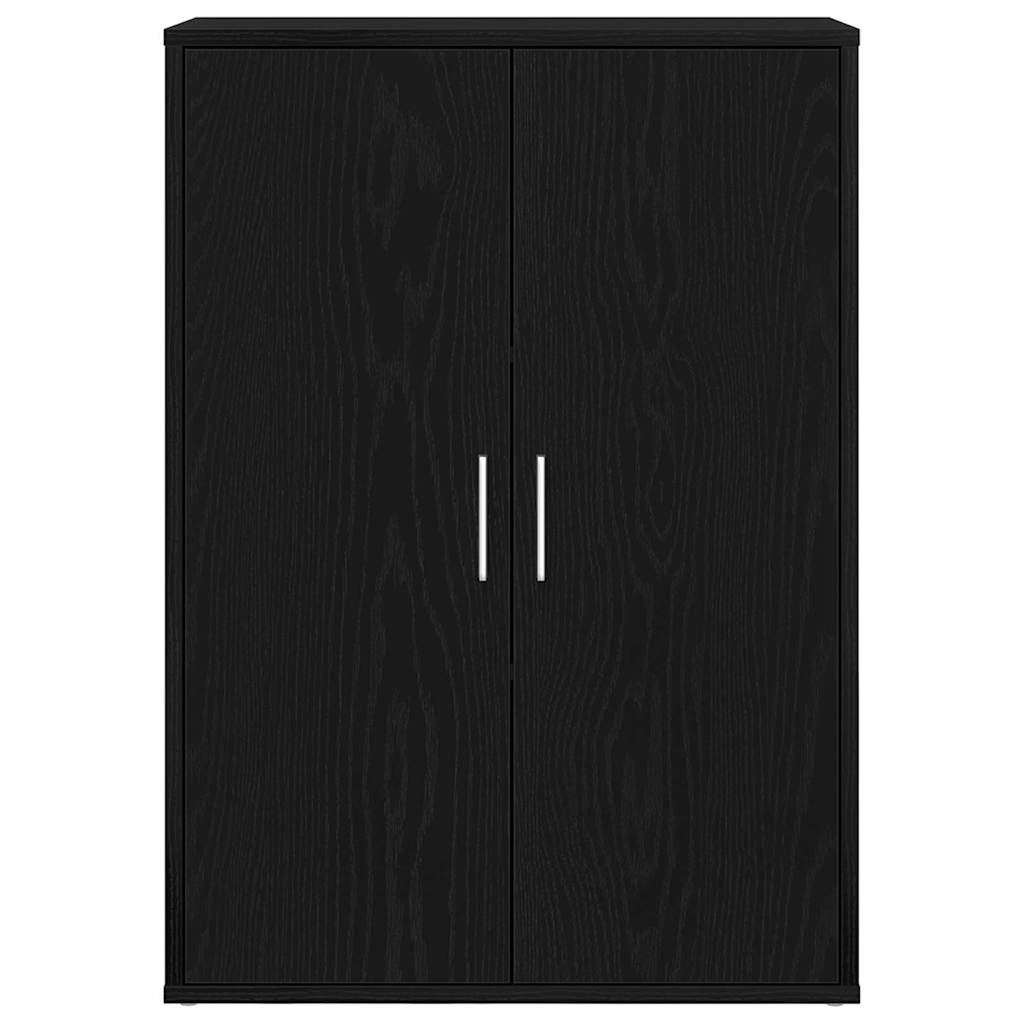 Sideboard Schwarz Eiche 60x31x84 cm Spanplatte