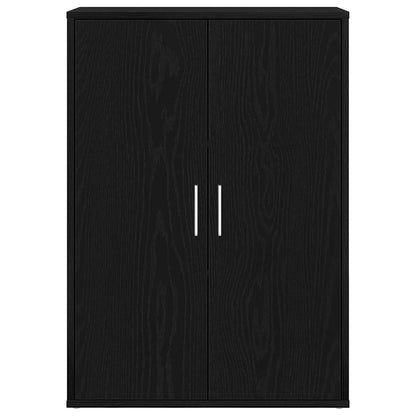 Sideboard Schwarz Eiche 60x31x84 cm Spanplatte