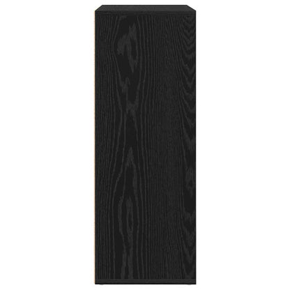 Sideboard Schwarz Eiche 60x31x84 cm Spanplatte