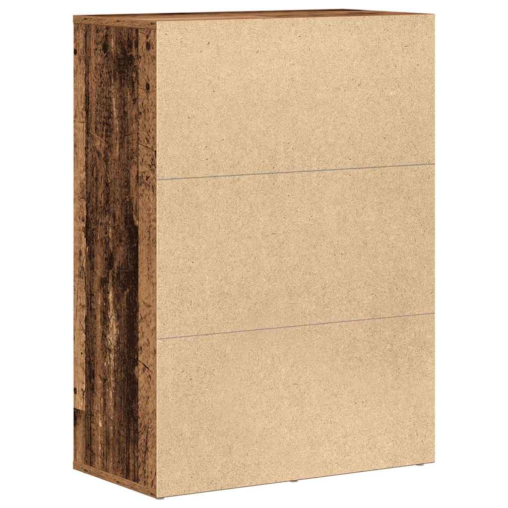 Sideboard mit Schubladen Altholz 60 x 31 x 84 cm Holzwerkstoff