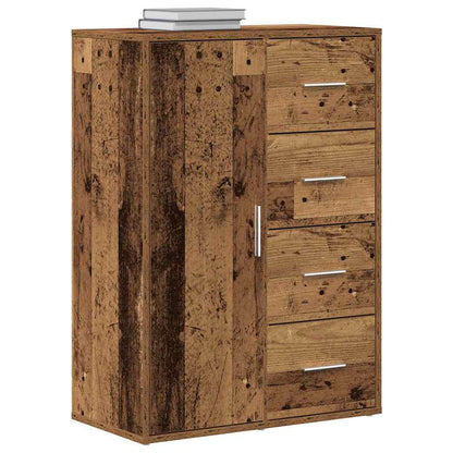 Sideboard mit Schubladen Altholz 60 x 31 x 84 cm Holzwerkstoff