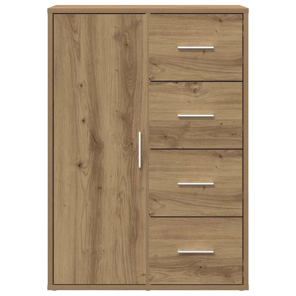 Sideboard Eiche handwerklich 60 x 31 x 84 cm Holzwerkstoff