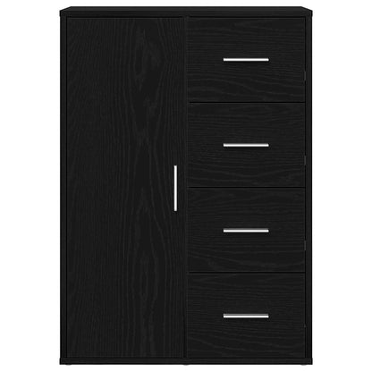 Sideboard Schwarze Eiche 60 x 31 x 84 cm Holzwerkstoff
