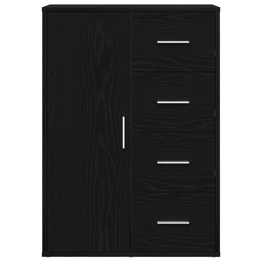 Sideboard Schwarze Eiche 60 x 31 x 84 cm Holzwerkstoff