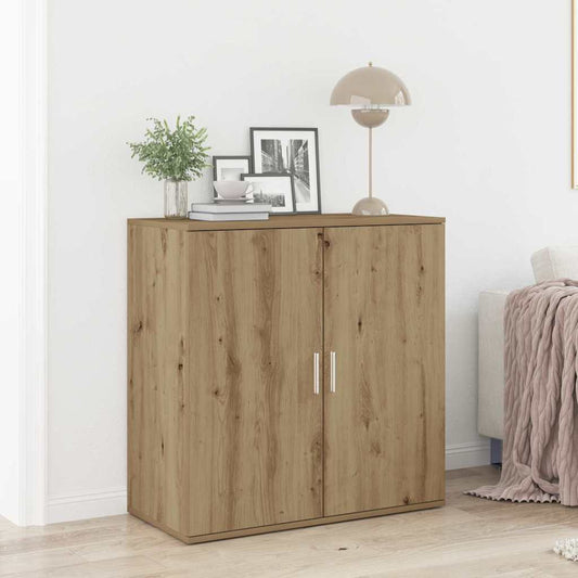 Sideboard Eiche handwerklich 79 x 38 x 80 cm Holzwerkstoff
