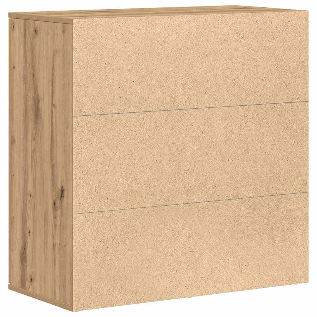 Sideboard Eiche handwerklich 79 x 38 x 80 cm Holzwerkstoff
