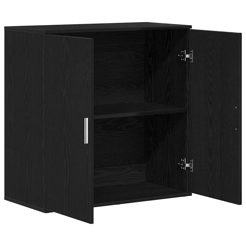 Sideboard Schwarze Eiche 79 x 38 x 80 cm Holzwerkstoff