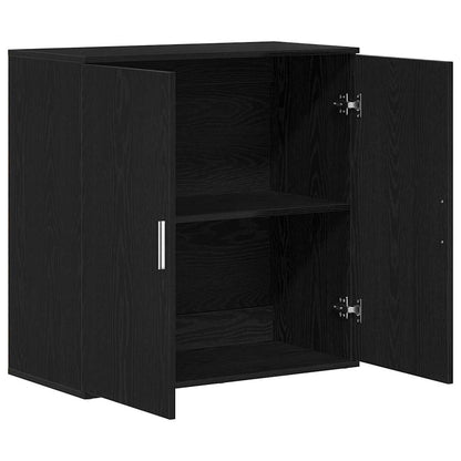Sideboard Schwarze Eiche 79 x 38 x 80 cm Holzwerkstoff