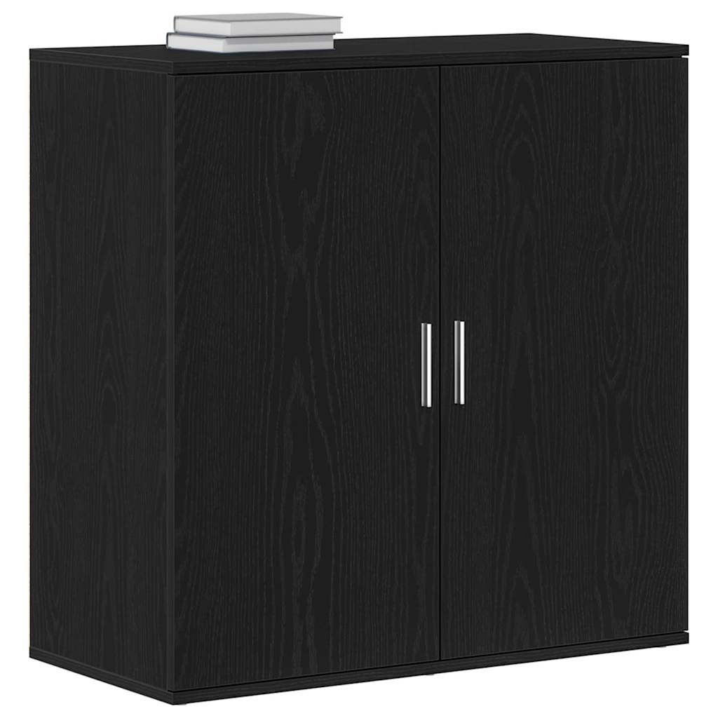 Sideboard Schwarze Eiche 79 x 38 x 80 cm Holzwerkstoff