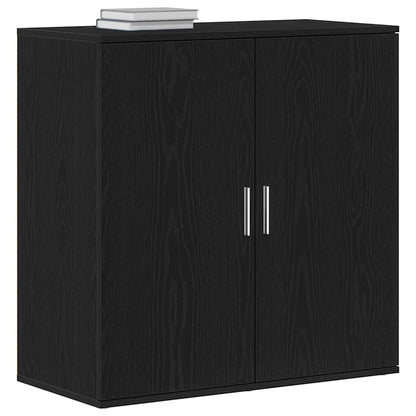 Sideboard Schwarze Eiche 79 x 38 x 80 cm Holzwerkstoff