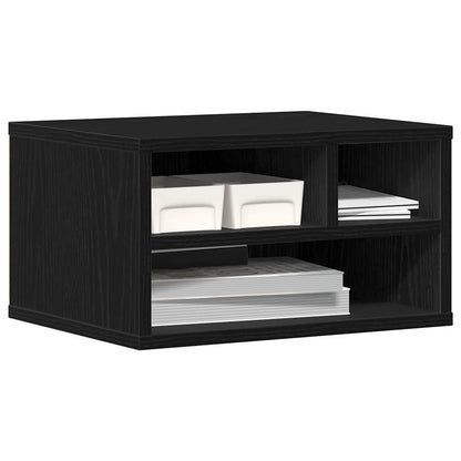 Druckerständer Schwarze Eiche 40 x 32 x 22.5 cm Holzwerkstoff